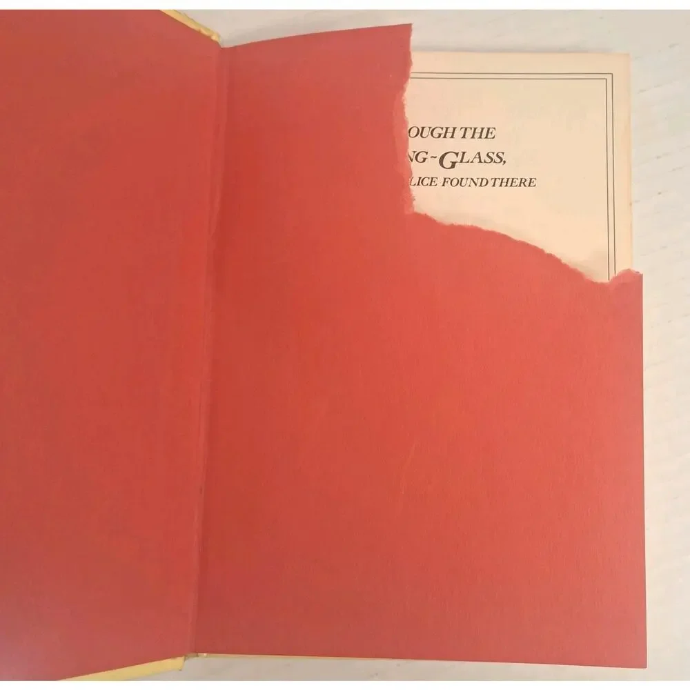 Through The Looking Glass Lewis Carroll John Tenniel Hardcover 1981 Vintage